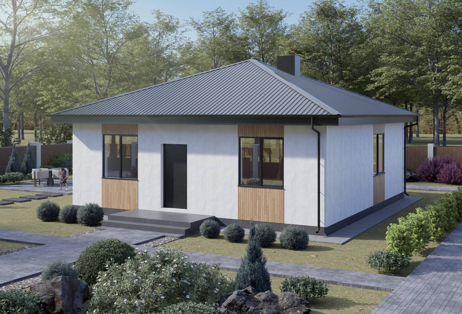Готовый дом «Стандарт 9.3х9.3» 80 м², Калуга — фото 1